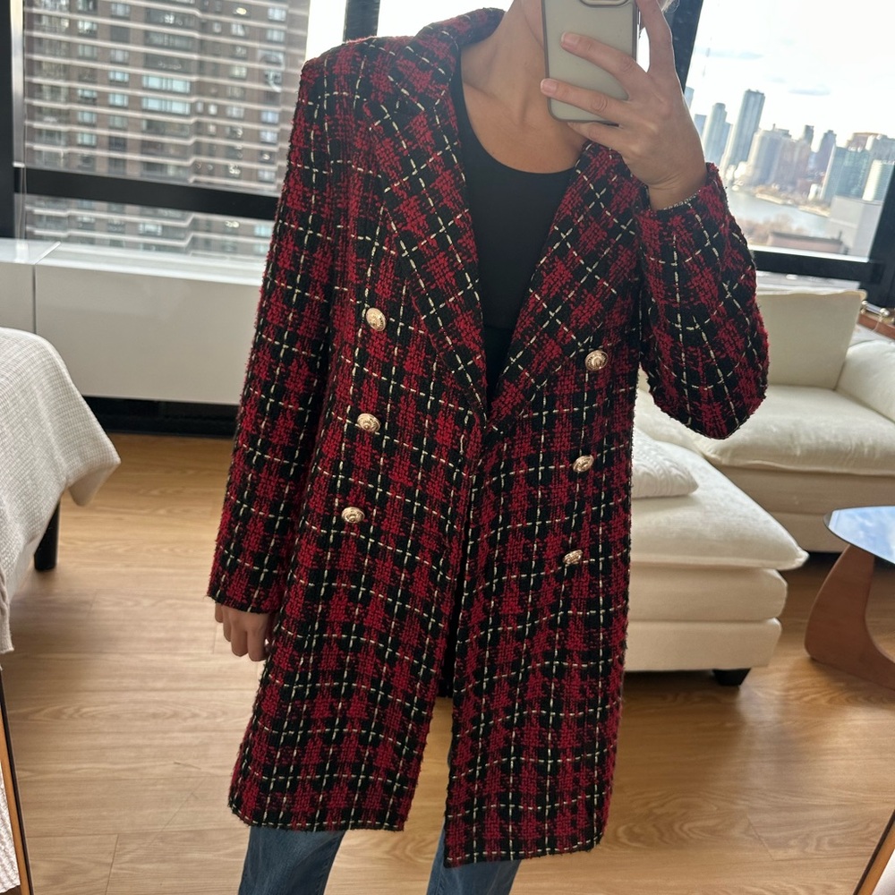 Forever Unique Tweed Coat